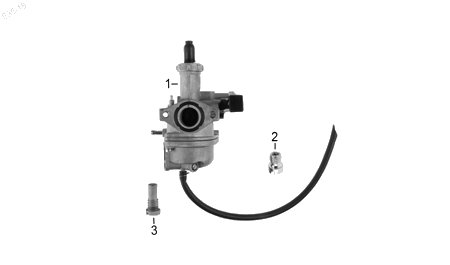 Diagrama Carburador Italika 125FL 2019