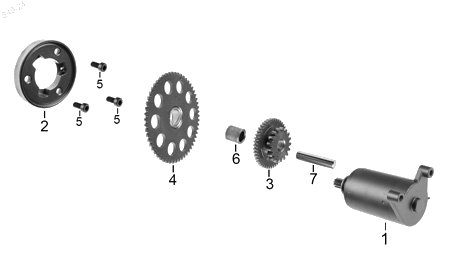 Diagrama Arranque para moto Benelli 180S 2023 — refacciones compatibles