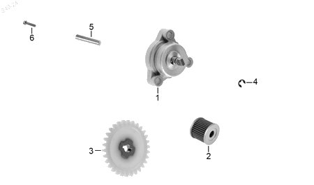 Diagrama Bomba de aceite — Bomba Aceite para moto Benelli 180S 2023-2026