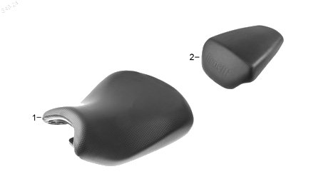 Diagrama Asientos y Parrillas para moto Benelli 180S 2023 — refacciones compatibles