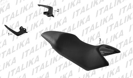 Diagrama Asientos y Parrillas Italika 150Z 2023