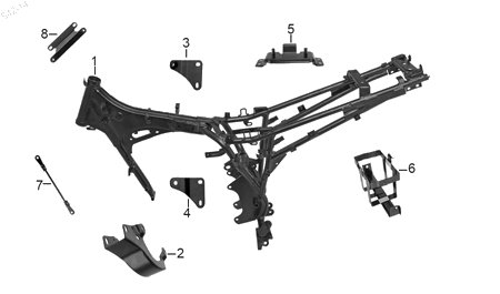 Diagrama Cuadro Italika 250SZ 2015