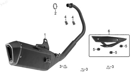 Diagrama Escape Italika 250Z NEGRA 2017