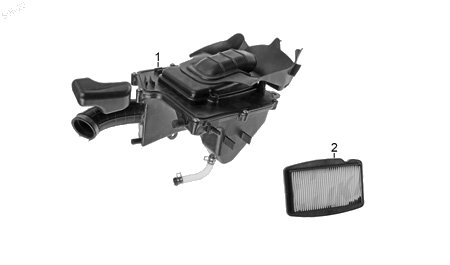Diagrama Filtro de Aire y Sistema de Enfriamiento Italika 250Z 2016