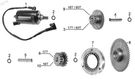 Diagrama Arranque Italika 250Z 2016