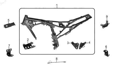 Diagrama Cuadro Italika 250Z 2016