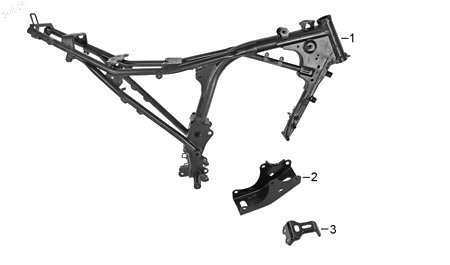 Diagrama Cuadro para moto Italika 300Z GPS 2027 — refacciones compatibles