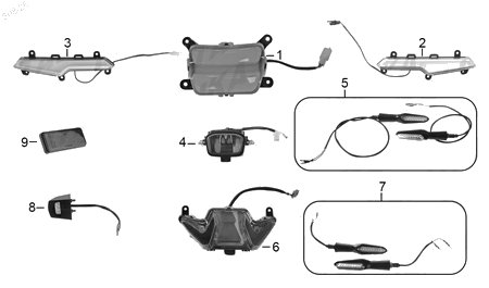 Diagrama Canal masivo — Unidad Cdi para moto Italika 300Z GPS 2027