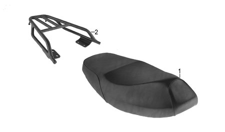 Diagrama Asientos y Parrillas Italika XT110 2020