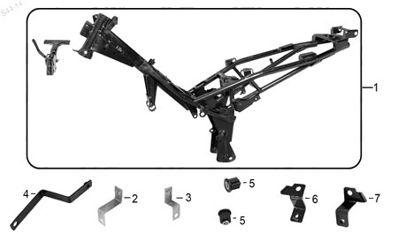 Diagrama Cuadro Italika AT110SPORT 2015