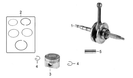 Diagrama Cigüeñal Italika AT125RT 2021