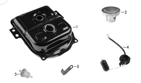 Diagrama Tanque de Combustible Italika AT110 2016