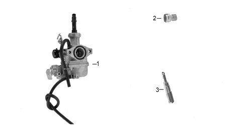 Diagrama Carburador Italika AT125RT 2024
