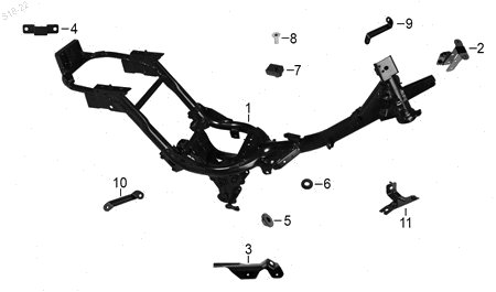 Diagrama Cuadro Italika AT125RT 2024