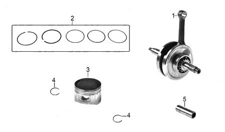 Diagrama Cigüeñal Italika XT125RT 2020