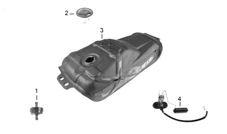 Diagrama Tanque de Combustible Italika AT135X 2026