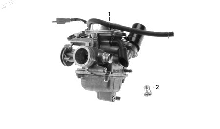 Diagrama Carburador Italika ATV180 2016
