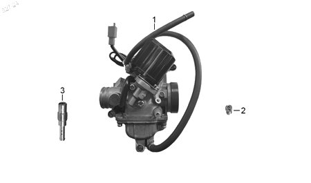 Diagrama Carburador Italika ATV190 2025