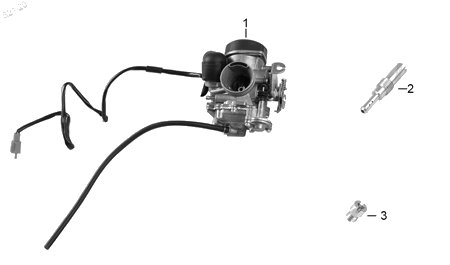 Diagrama Carburador Italika ATV200 2022