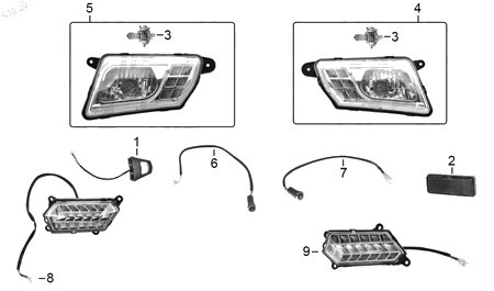 Diagrama Luces Italika ATV200 2022