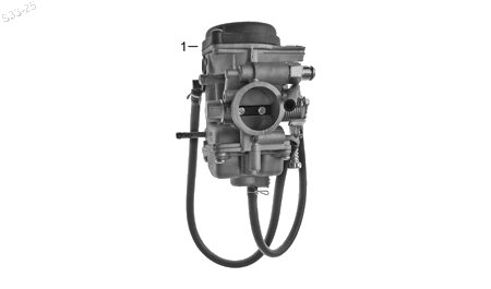 Diagrama Carburador Italika ATV300 2026