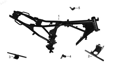 Diagrama Cuadro Italika BLACKBIRD 2023