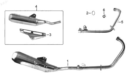 Diagrama Escape Italika BLACKBIRD 2023