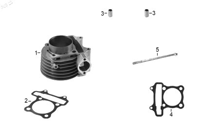 Diagrama Cilindro Italika VITALIA150 2021
