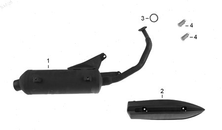 Diagrama Escape para moto Italika D150 2027 — refacciones compatibles
