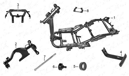 Diagrama Cuadro Italika D150LT 2026