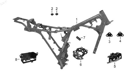 Diagrama Cuadro Italika DM125 2018