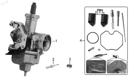 Diagrama Carburador Italika DM 150 2017