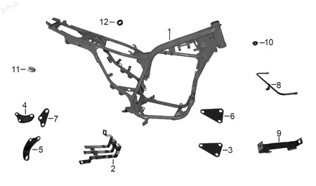 Diagrama Cuadro Italika DM200 2025