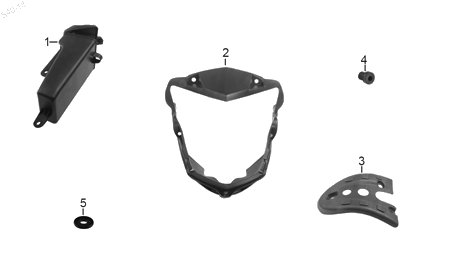 Diagrama Plásticos Italika DM200 SPORT 2020