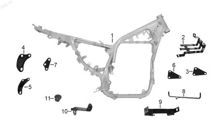 Diagrama Cuadro Italika DM200 SPORT 2020