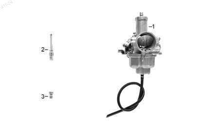 Diagrama Carburador Italika DM300 2025