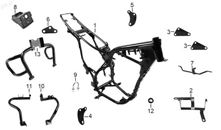 Diagrama Cuadro Italika DM250 2021