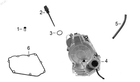 Diagrama Cubierta Derecha Cárter Italika DRAG STR 180 2026
