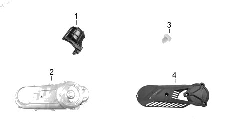 Diagrama Cubierta Izquierda Cárter Italika DRAG STR 180 2026