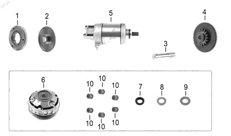 Diagrama Arranque Italika DRAG STR 180 2026