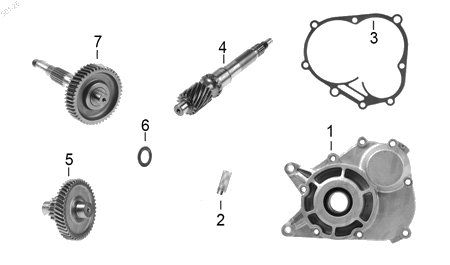 Diagrama Transmisión Italika DRAG STR 180 2026