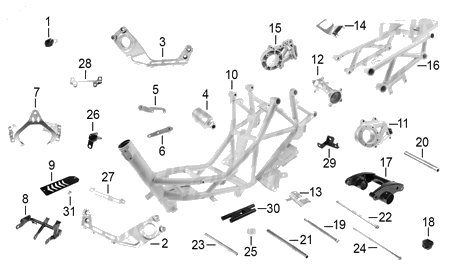 Diagrama Cuadro Italika DRAG STR 180 2026