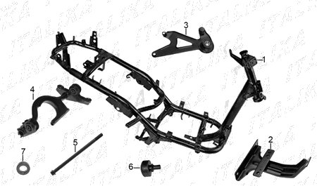 Diagrama Cuadro Italika DSG125 2017