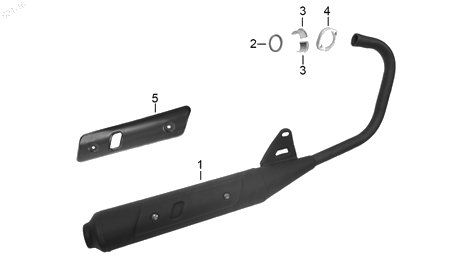 Diagrama Escape Italika DT125 DELIVERY 2017