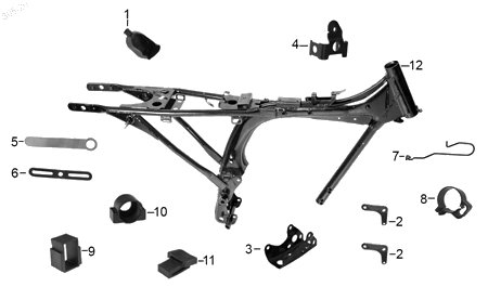 Diagrama Cuadro Italika DT150 2021