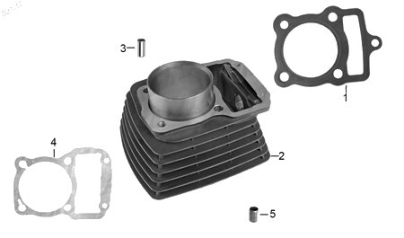 Diagrama Cilindro Italika FIERA 150 2018