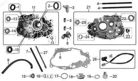Diagrama Cárter Italika FIERA 200 2019