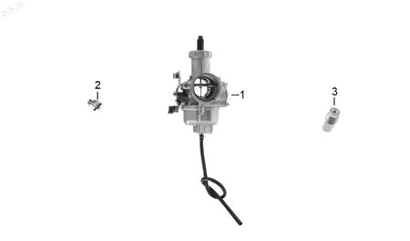 Diagrama Carburador Italika FIREBIRD 300 GPS 2026