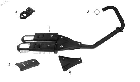 Diagrama Escape Italika FIREBIRD 300 GPS 2026