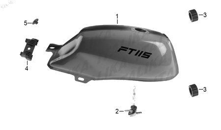 Diagrama Tanque de Combustible Italika FT115 2018